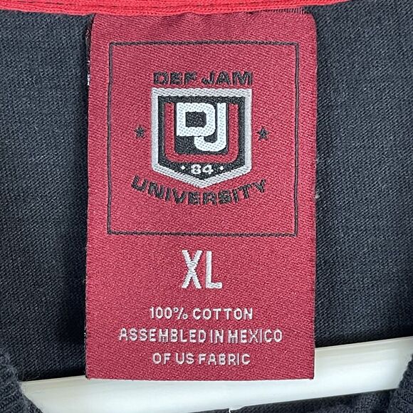 Def Jam Sweater Mens Extra Large Black Vintage University 84' Pullover Adult‎ - Picture 6 of 9